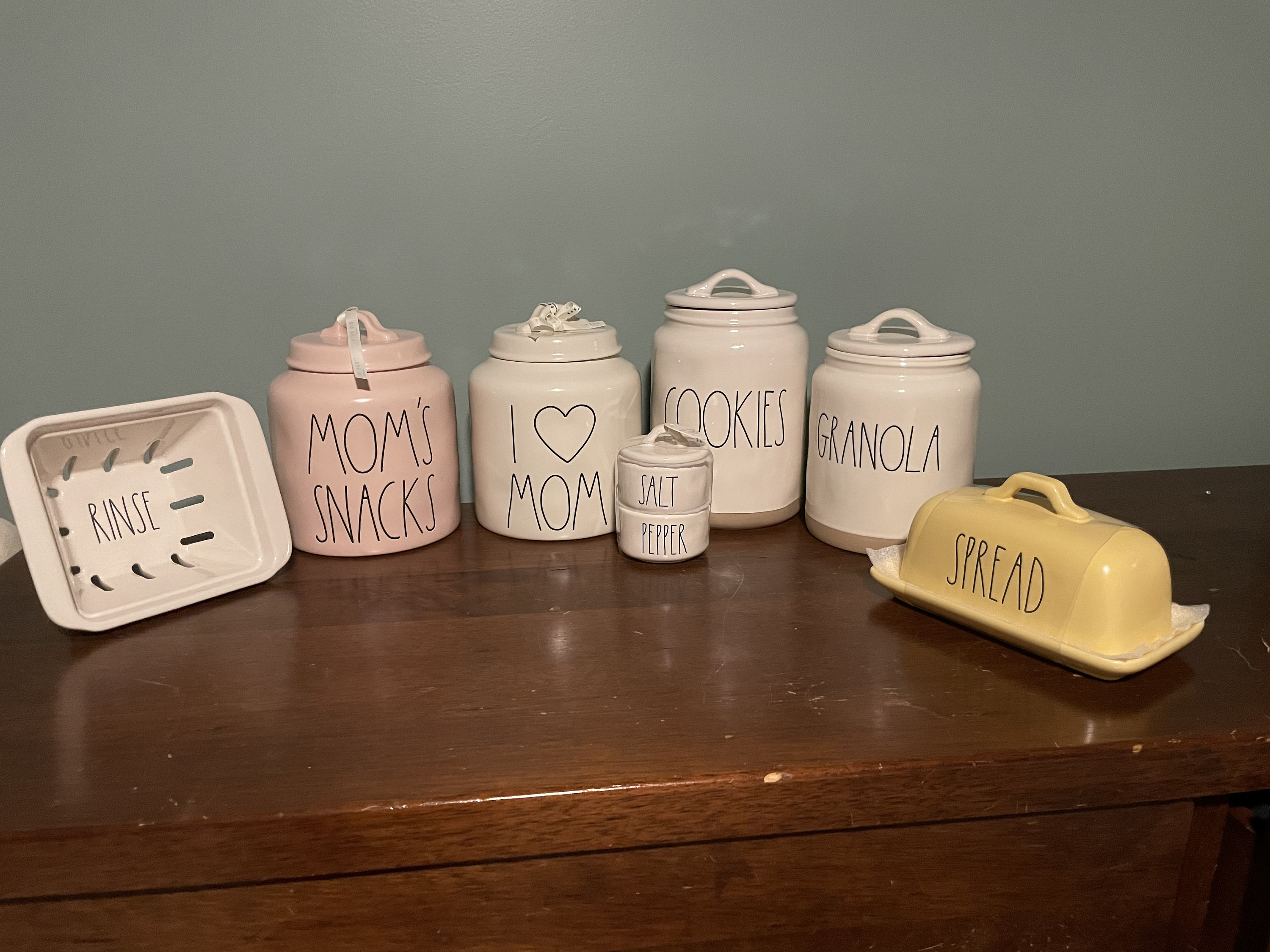 Rae Dunn Mothers Day Canisters Rae Dunn Spring Canisters Rae Etsy