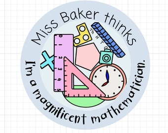 math stickers etsy uk