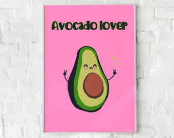 Affiche Avocat Etsy