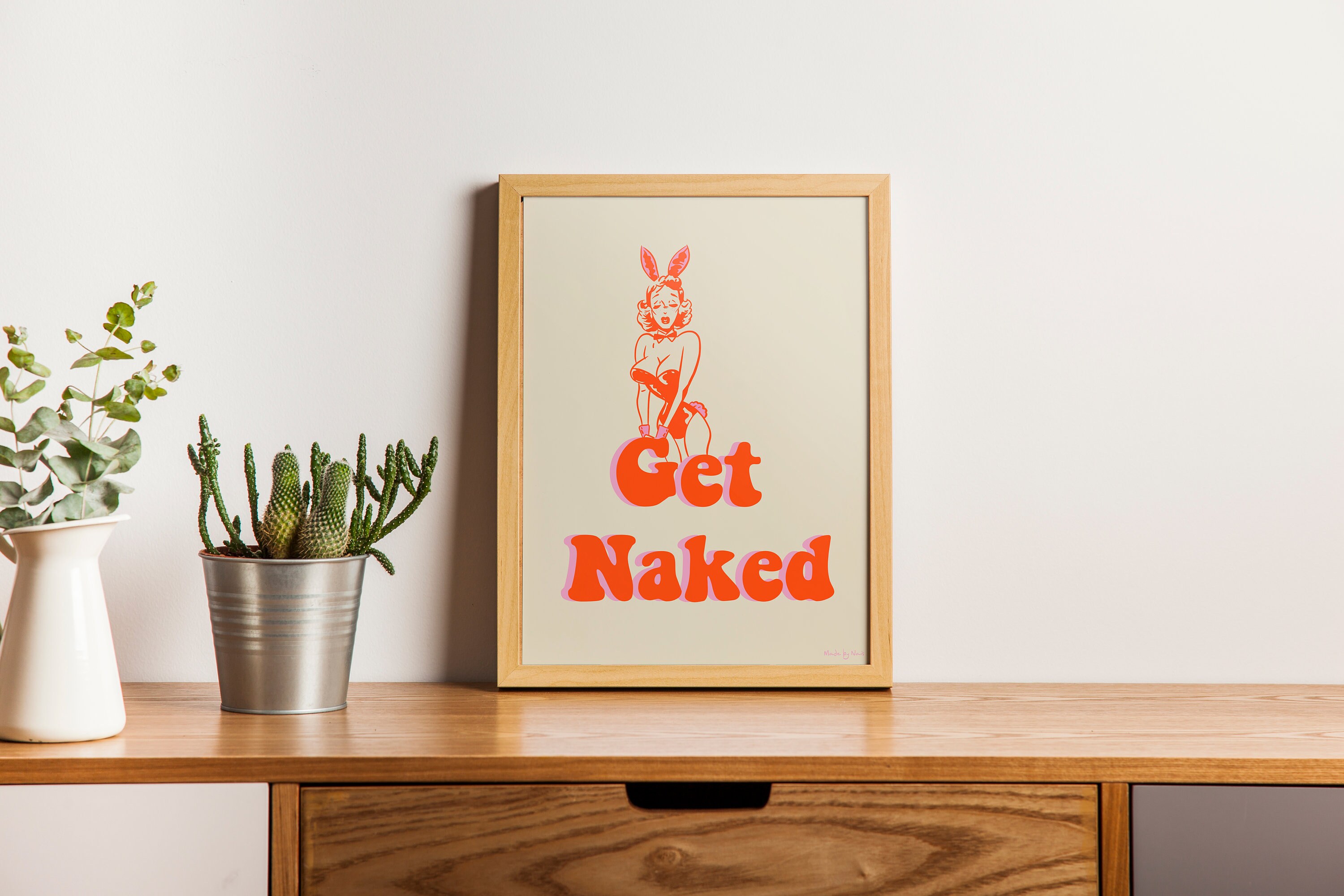 Affiche Illustration Get Nacked