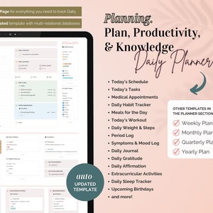 Notion Template All-in-One Ultimate Life Planner