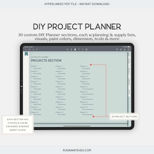 Digital hemprojektplanerare | Gör-det-själv-renovering, ombyggnad och inredningsplanering (PDF) bild 5