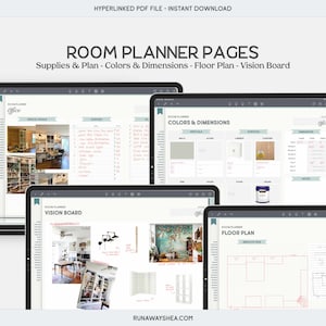 Digital hemprojektplanerare | Gör-det-själv-renovering, ombyggnad och inredningsplanering (PDF) bild 4