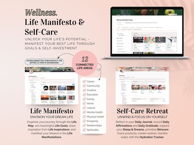 Notion Template All-in-One Ultimate Life Planner