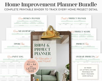 Printable Home Construction Planner Budget Binder Digital - Etsy