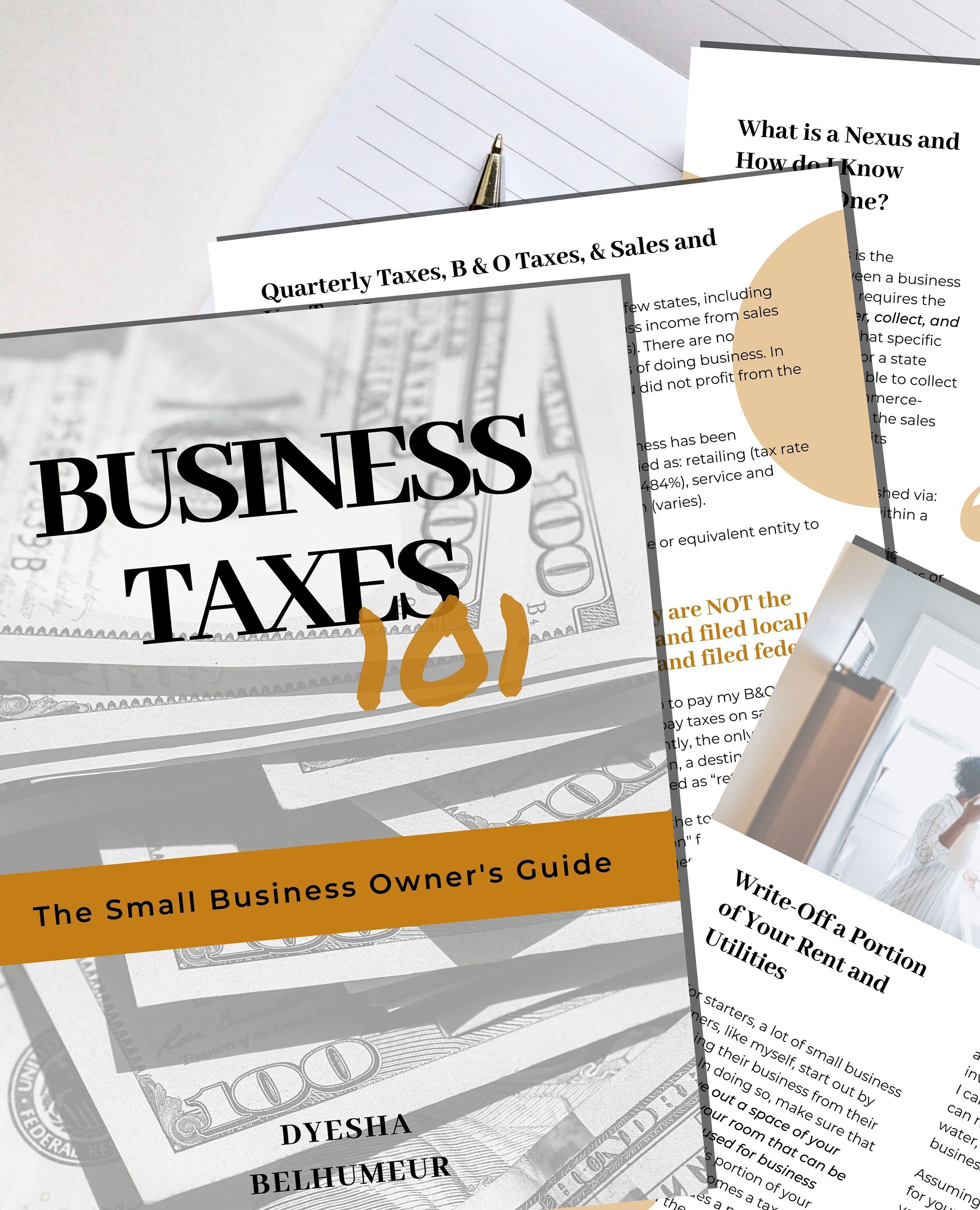 Business Taxes 101 E-Book | Etsy