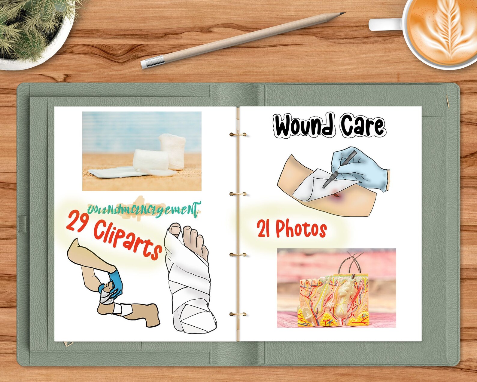 Wound Management Wound Care Bundle Set of Clipart and Etsy Canada