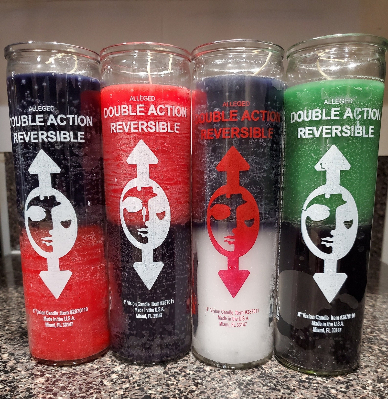 Double Action Reversible Candle Etsy