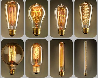 Dimmable  Edison Retro  Bulbs 110V- 220V