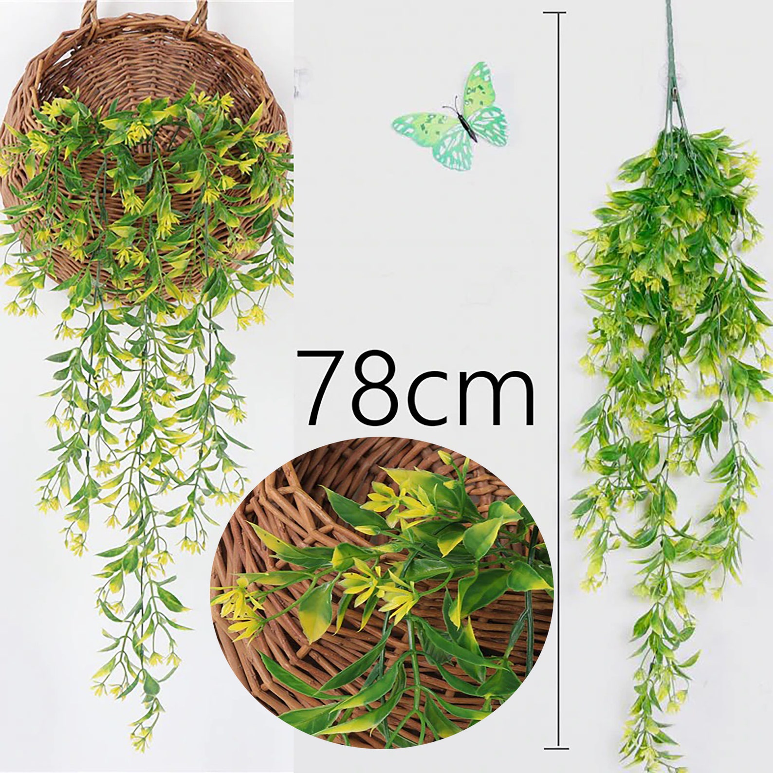 Fake hanging plant Etsy