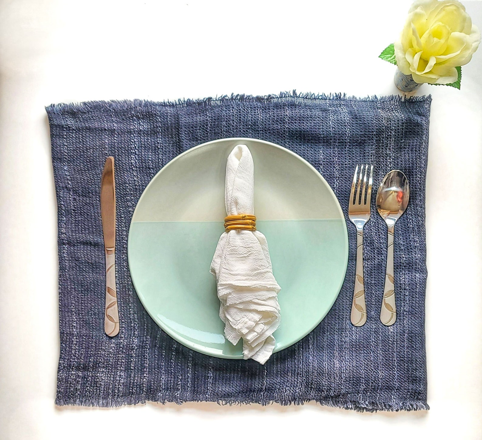 Wooden Napkin Rings Set Rustic Gold Napkin Rings Made of Etsy