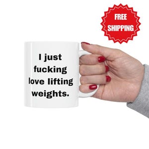 Workout Gift for Men Weightlifting Coach Gift for Him Coffee Mug for Bodybuilder Gift for Boyfriend Mug FItness Gift Woman Bodybuilder Quote