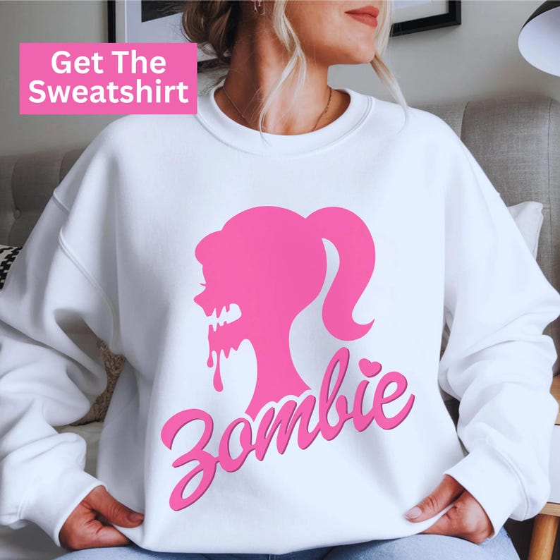 Trendy Tshirt for Women Graphic Shirt Pastel Goth Kawaii Gothic Womens Clothing Tops for Teen Girl Gift Her Zombie Shirt Pink Brabie T-Shirt image 13