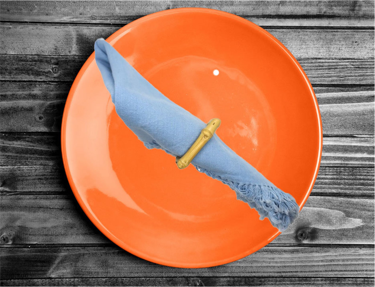 Wooden Napkin Rings Set Rustic Gold Napkin Rings Made of Etsy