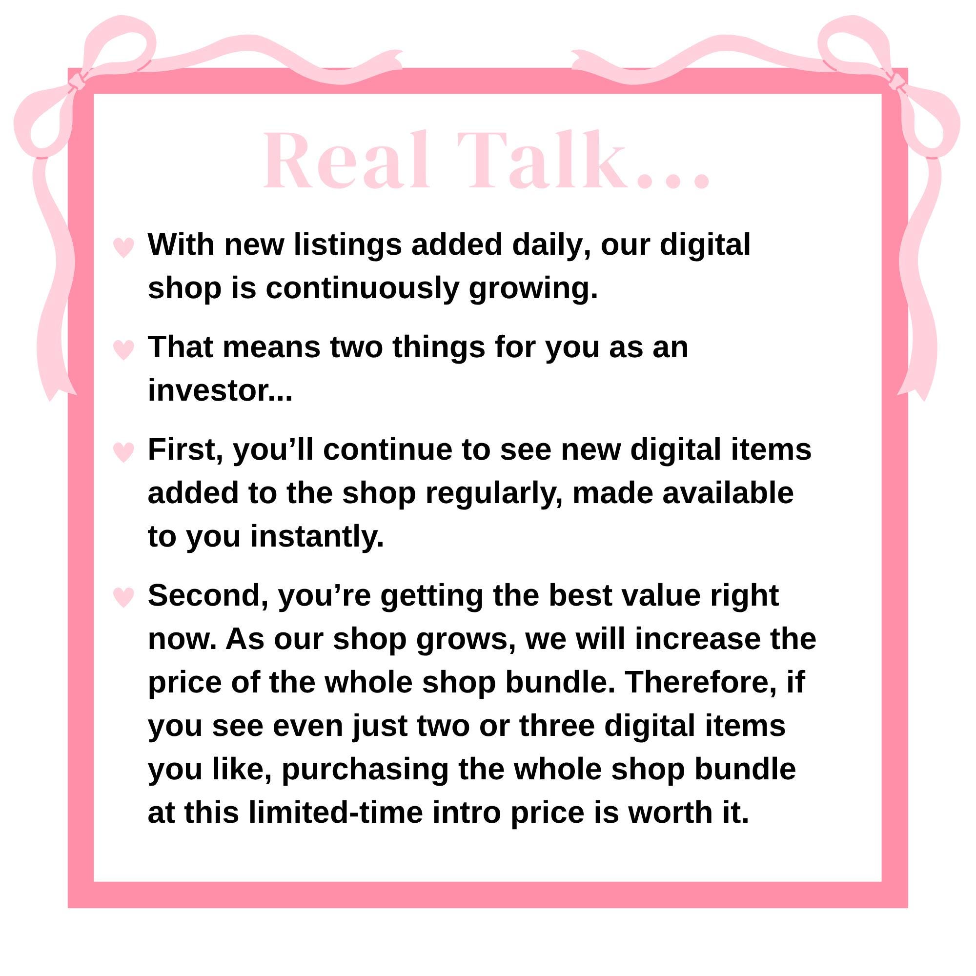 Entire Store Bundle Whole Shop Digital Lifetime Access Trendy Digitally ...