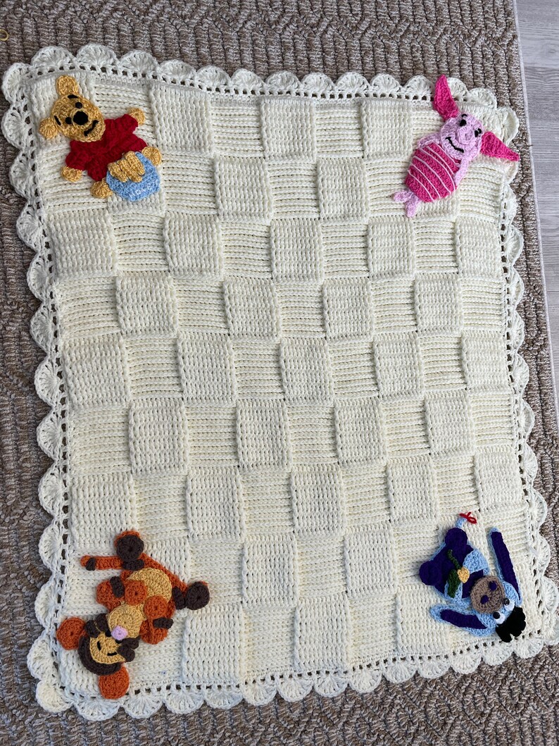 Winnie the Pooh Baby Blanket Etsy