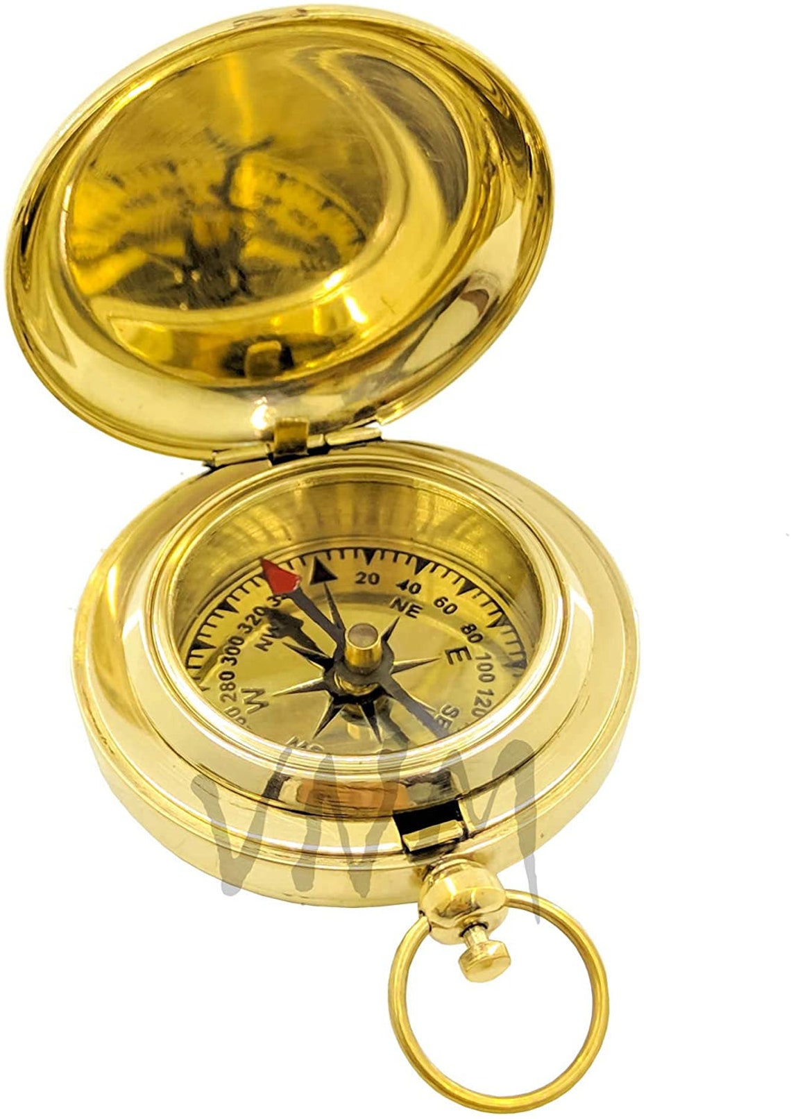 Engraved Brass Compass Pocket Compass Birthday Gift Etsy