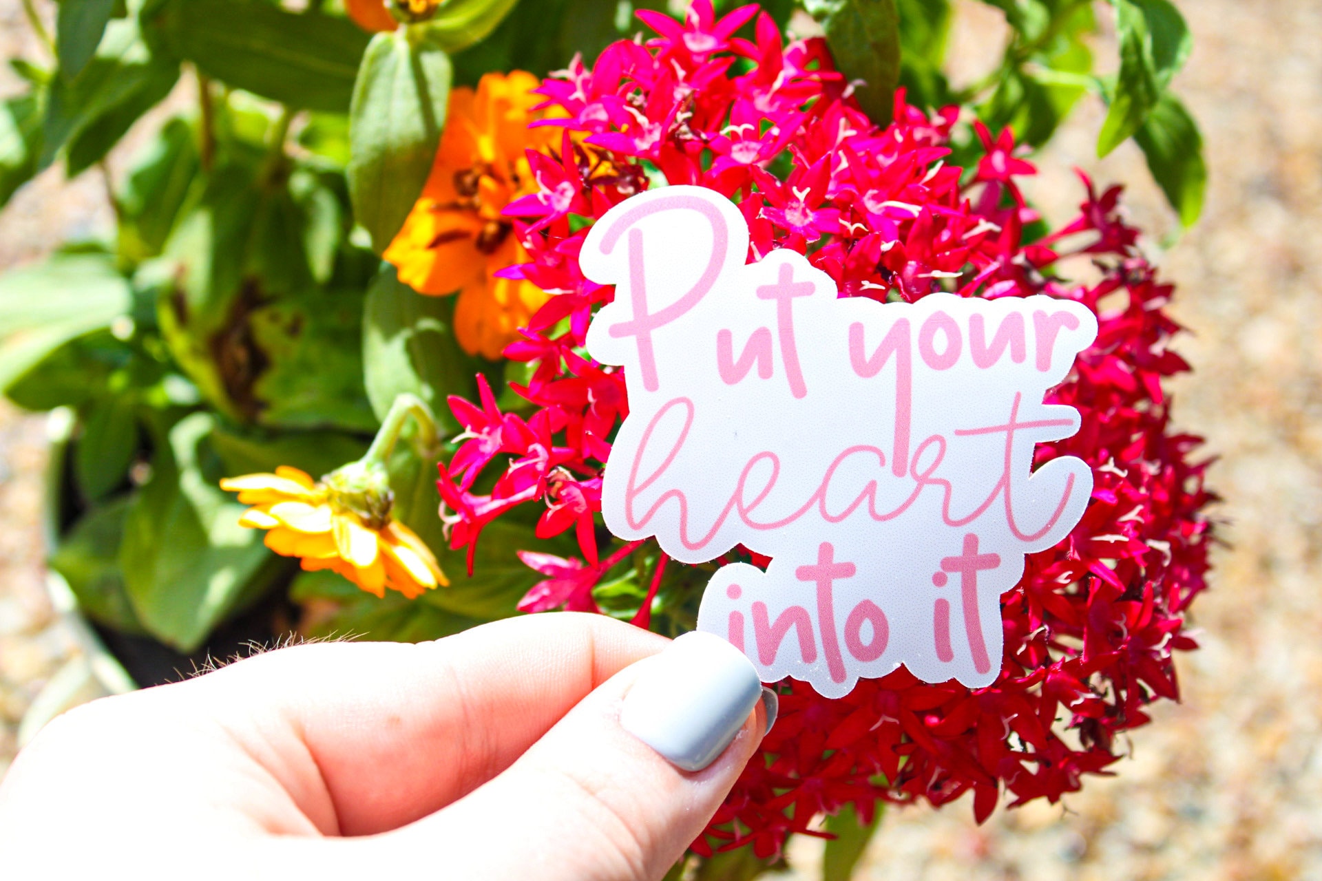 Put Your Heart Into It Sticker Etsy