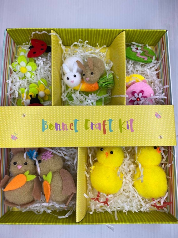 Easter Bonnet Craft Kit Kids Chick 