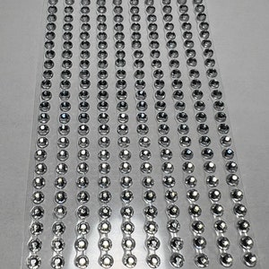 Strass strass à coller sur des BANDES auto-adhésives GEMS, 3 mm, faire-part de mariage, décorations artisanales, fabrication de cartes, pierres précieuses, coller sur des pierres précieuses