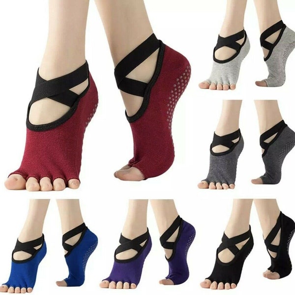 Halftoe Grip Non-slip Athletic Socks for Women