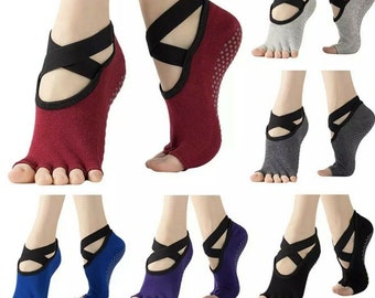 Halftoe Grip Non-slip Athletic Socks for Women