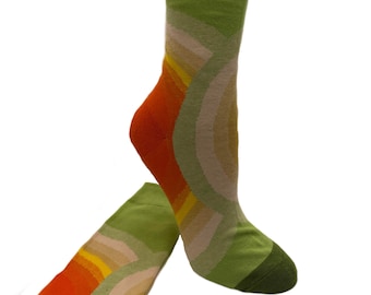Sunburst Colorful Sun Midcalf Socks Women