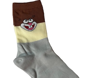 Spongebob's Friend Sandy Midcalf Socks Women