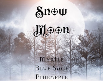 Snow Moon Candle