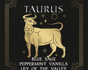 Taurus Candle