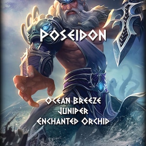 Poseidon Inspired Candle