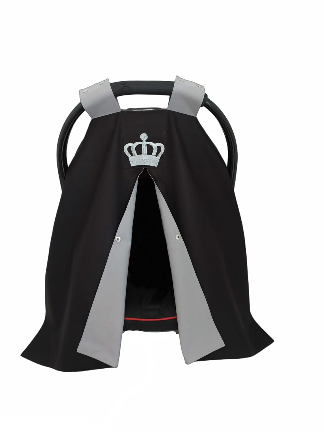 Personalized Carseat Canopy Black Canopy Nursing Cover Car Seat Cover