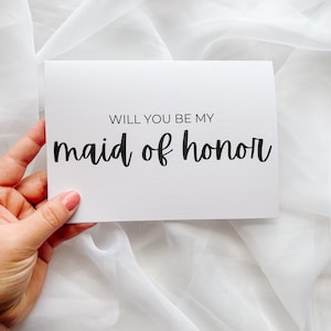 de proposition de demoiselle d'honneur | Cartes de proposition de mariage | Cadeaux de mariage | Cadeau de proposition de demoiselle d'honneur | carte personnalisée | Fiançailles