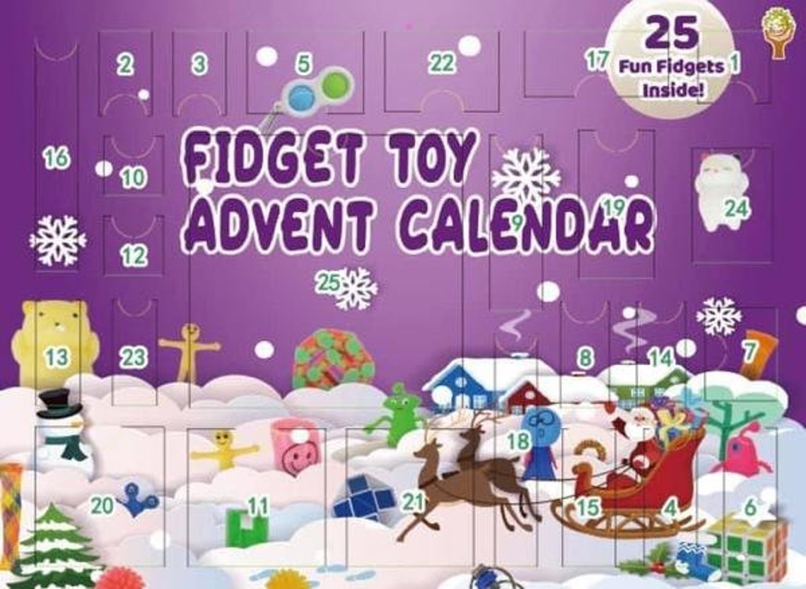 Calendrier de lAvent du jouet Fidget | Etsy Calendrier de lAvent du jouet Fidget | Etsy