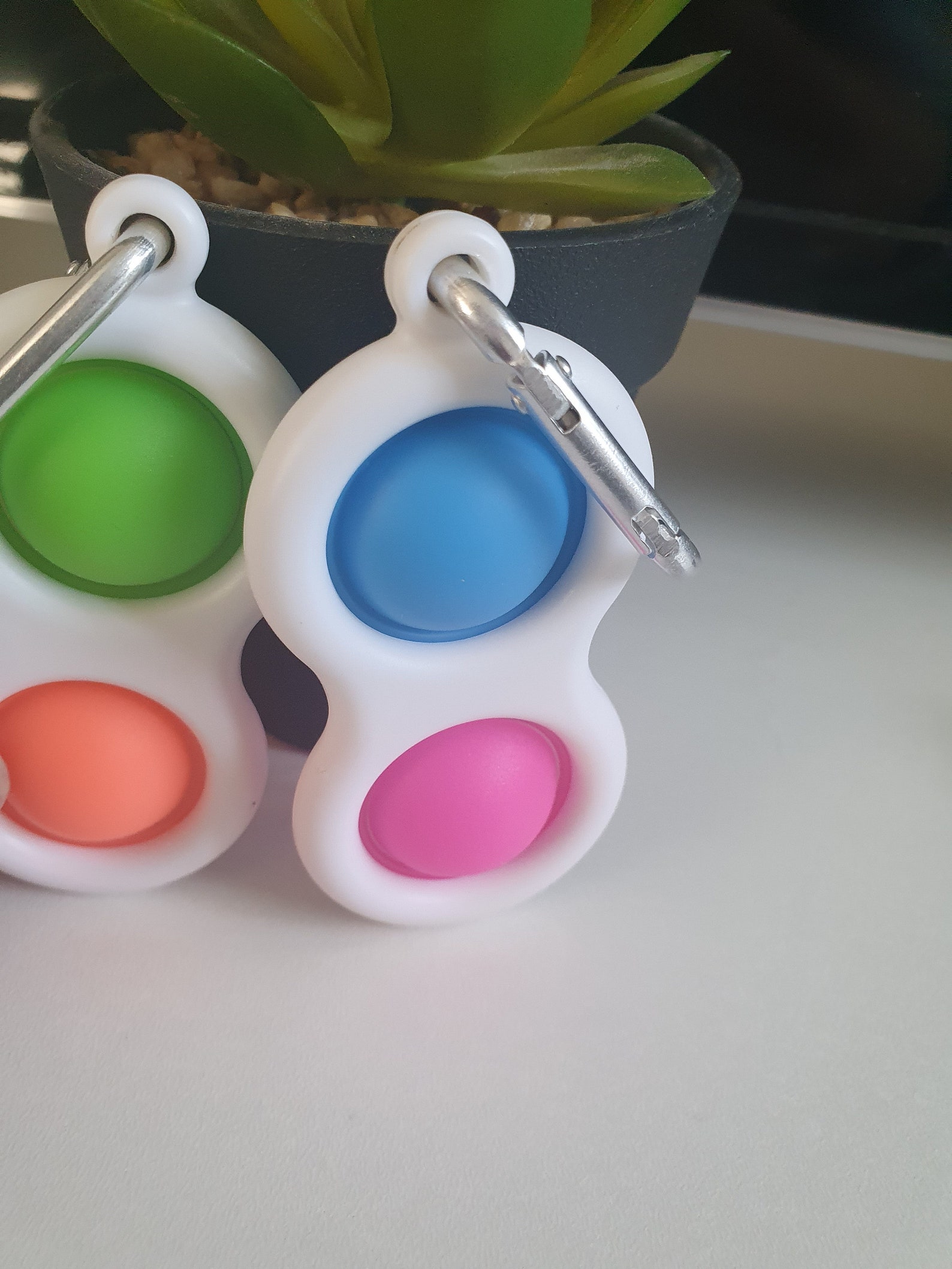 Simple dimple keyring pop it fidget toy Etsy