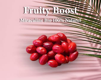Miraculine, wonderbes, 5 tot 60 gedroogde wondervruchten, Syncepalum Dulcificum.
