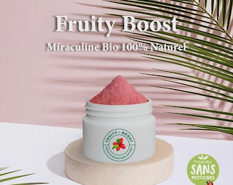 Miraculine en poudre de 3g à 12g | 100% Naturel, extrait de fruit Miracle.