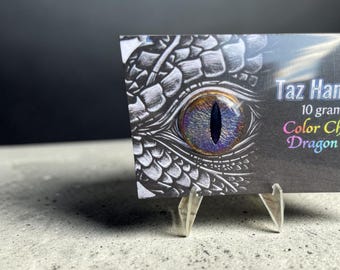 10 Gram Silver TAZ HAND POURS Color Changing Dragon Eye #156/1000 - Very Unique