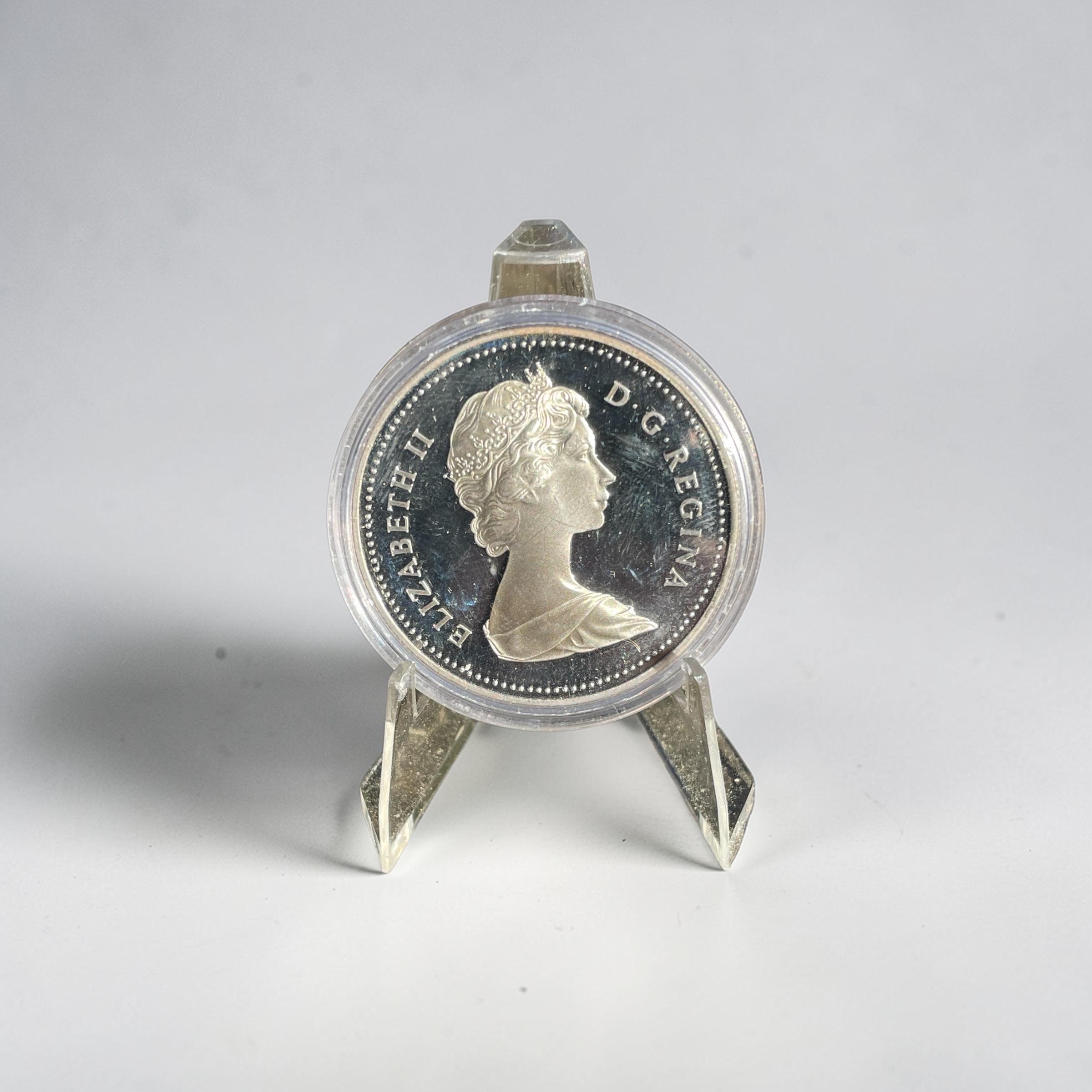 1983 Canadian Silver Dollar - Etsy