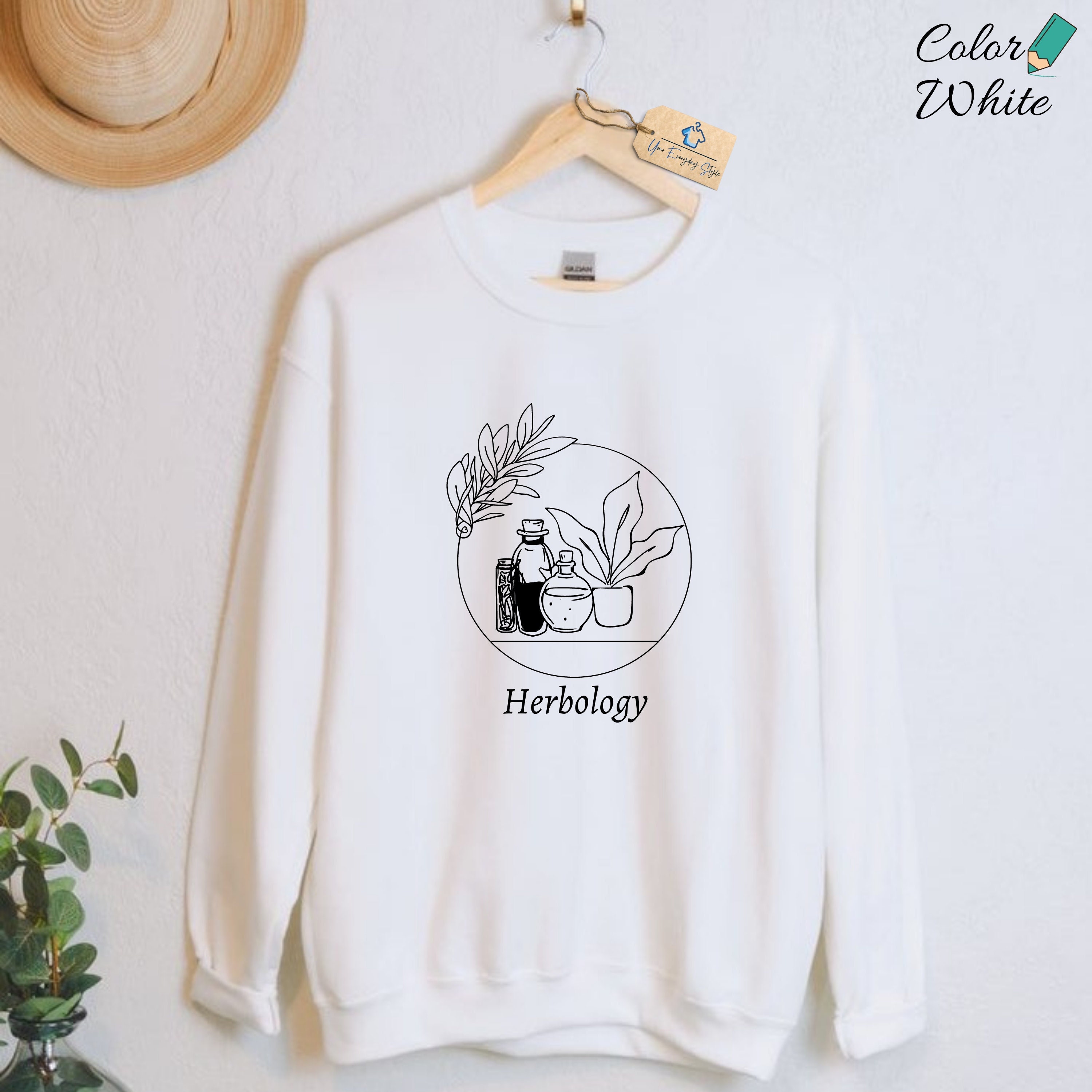 etsy herbology sweatshirt