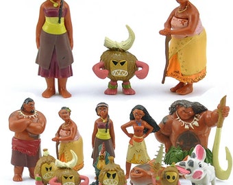 Moana Cake Topper Etsy Moana Cake Topper Etsy