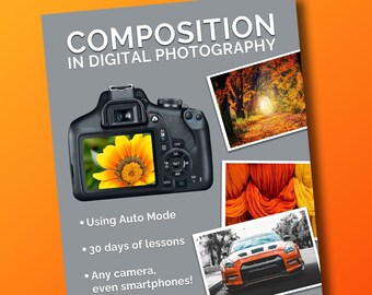 COMPOSITION - Photography Basics - Learn Composition 60+ page eBook - 30 Lessons - No Manual Mode Necessary! - DIGITAL DOWNLOAD