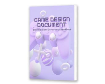 Documento de diseño de juegos: libro de trabajo guiado esencial para creadores de contenido y videojuegos (más de 90 páginas para completar) en formato PDF + presentación de diapositivas de presentación para inversores de juegos