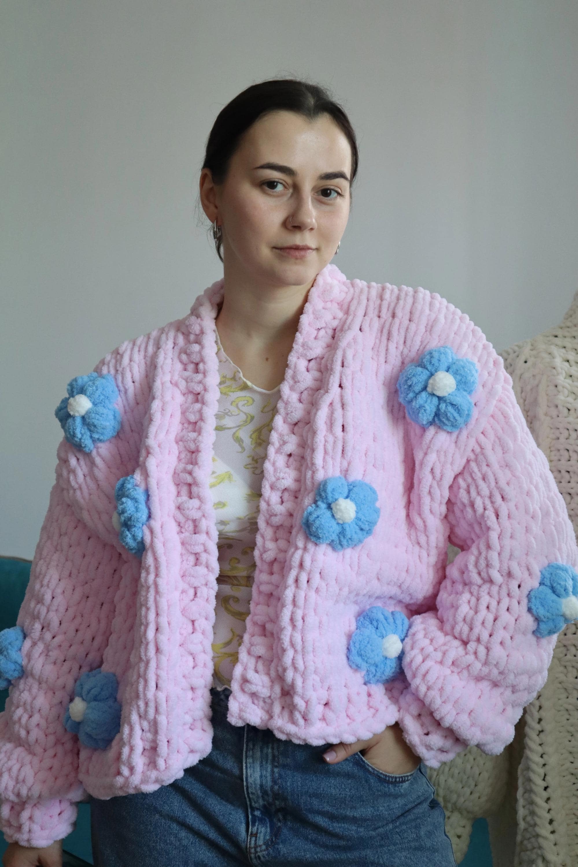 PEONY - PLUSH OVERSIZE RELAXED KNITWEAR main image 1