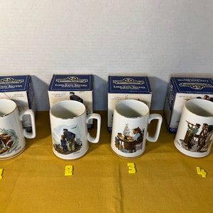 Norman Rockwell&#39;s Seafarers Collection Porcelain Tankard Mug for Long John Silver&#39;s
