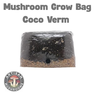 Bolsa de cultivo de hongos CVG: estéril, lista para inocular, con puerto de inyección