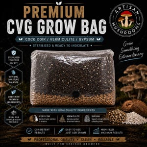 Sacchetto sterile per la coltivazione di funghi CVG / 2 kg, pronto per l'inoculazione