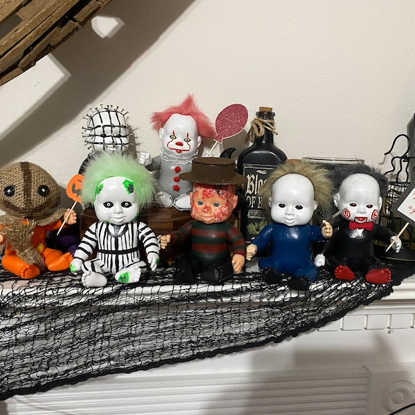 Hand-Painted Horror Baby Dolls