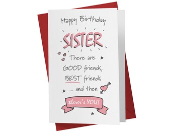 Carte Pour Soeur Etsy