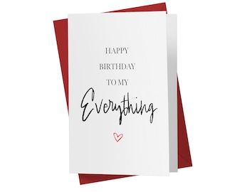 Birthday Card For Him | Boyfriend Birthday Card, Husband Birthday Card - Birthday Card For Boyfriend, Birthday Card For Husband - Lover Card